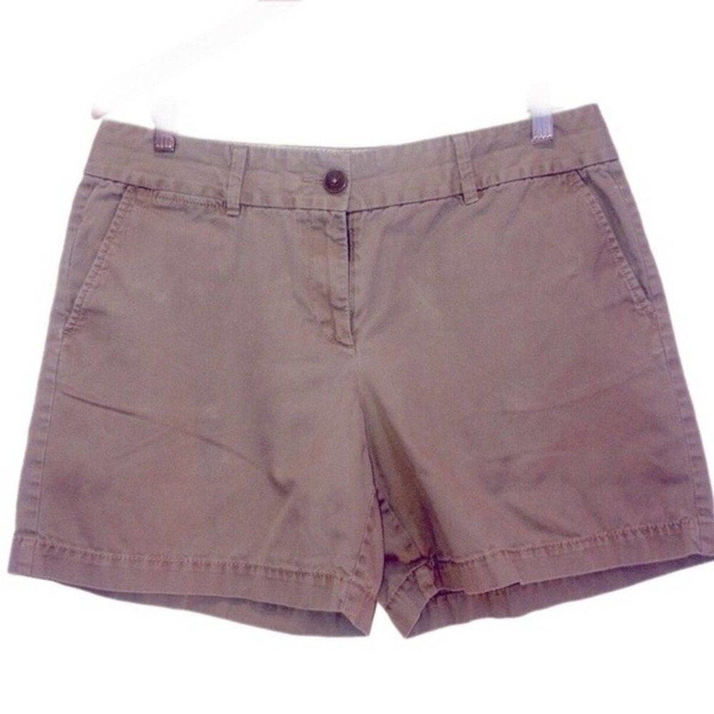 Ann Taylor Loft Women’s Chino Short Gray Size 8